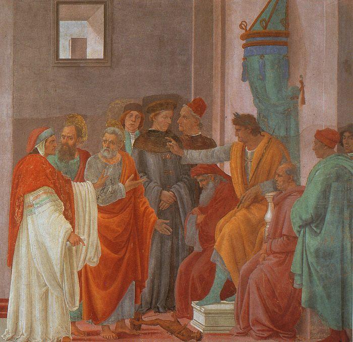 Filippino Lippi Disputation with Simon Magus